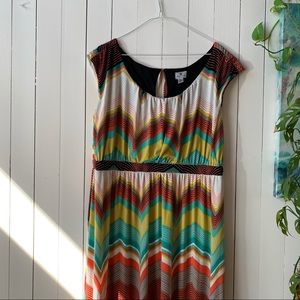 Retro vibes women’s XL maxi dress